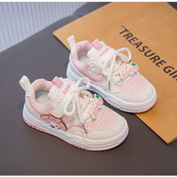 Children's Low-Top Non-Slip And Wear-Resistant Leisure Thick Sole Sports Running Shoes Sneakers