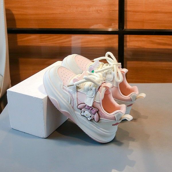 Children's Low-Top Non-Slip And Wear-Resistant Leisure Thick Sole Sports Running Shoes Sneakers