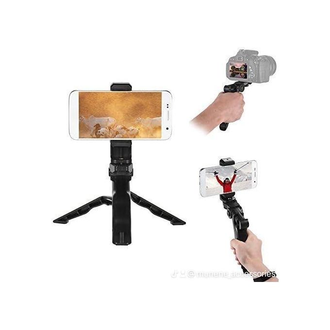 Phone Tripod, Camera stabilizer Handheld Mini Universal Smartphone Holder Tripod for Iphone Samsung Android Multi-Use Grip Phone Gimble