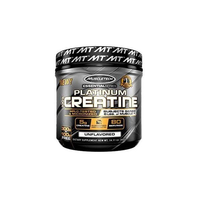Platinum Creatine Monohydrate Powder - MuscleTech Platinum Pure Micronized Creatine - Muscle Recovery + Builder For Men & Women - Pre-Workout