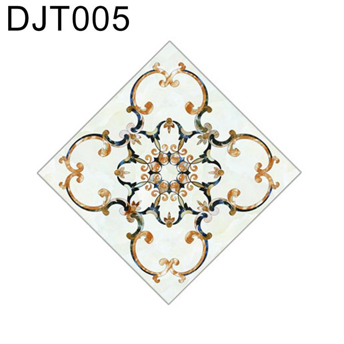10Pcs Kitchen Bathroom Self-adhesive PVC Waterproof Floor Tile Diagonal Sticker
