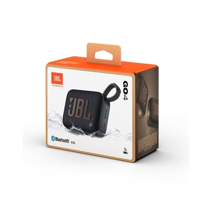 Jbl Go 4 Ultra-Portable Bluetooth Speaker With Up To 7 Hours Of Playtime On A Single Charge, Multi-speaker Connections, Waterproof And Dustproof - Black