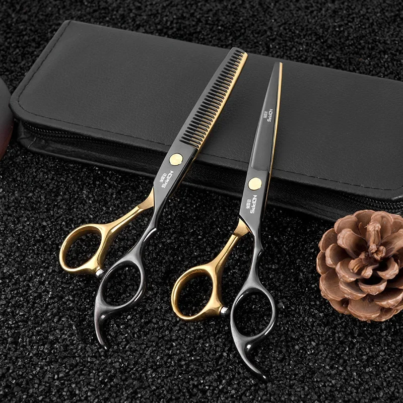 Hair Scissors Set Professional Barber Scissors Stainless Steel Hair Cutting Kits Hair Tools Hairdressing Hair Cutting Thinning Shears