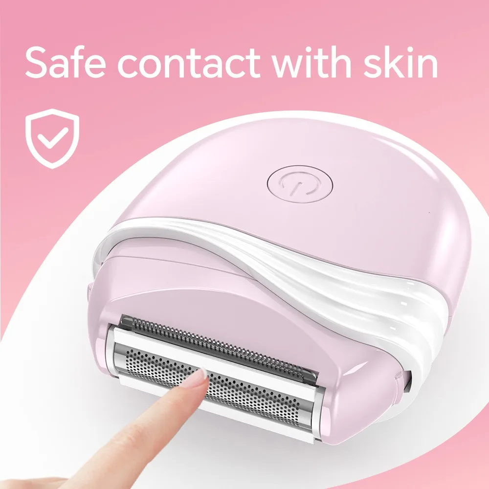 3 in 1 Electric Epilator for Women Shaver Hair Cutting Machine Portable Bikini Trimmer Wet Remover for Face Legs Underarm