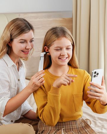 Wireless Otoscope Ear Camera Ear Wax Removal Kit Camera with 6 LED Lights 3.9mm Visual Ear Scope for Kids, Adults & Pets, Compatible with Android/iPhone/iPad