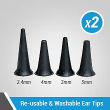 Otoscope Ear Infection Detector Otoscopes and Pocket Ear Scope with Light includes Hard Plastic Case Suitable for Adults, Doctors Multifunction medical otoscope