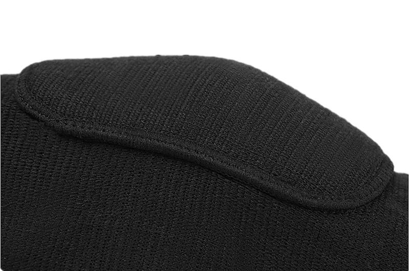 2pcs/pair Sports Compression Knee Pads Elastic Knee Protector Thickened Sponge Knee Brace Support for Dancing Workout Training