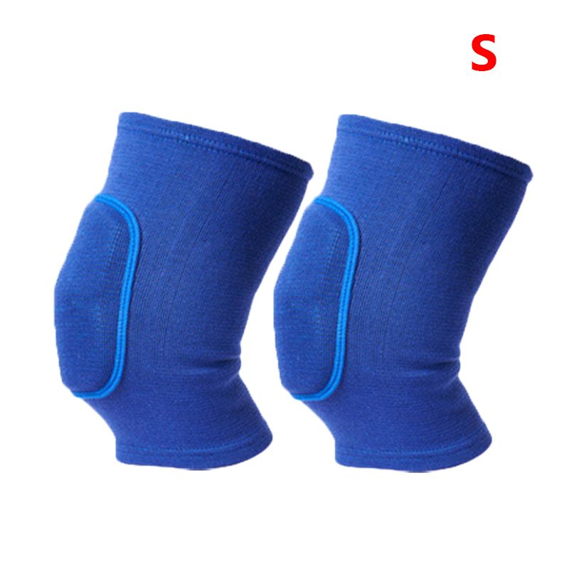 2pcs/pair Sports Compression Knee Pads Elastic Knee Protector Thickened Sponge Knee Brace Support for Dancing Workout Training