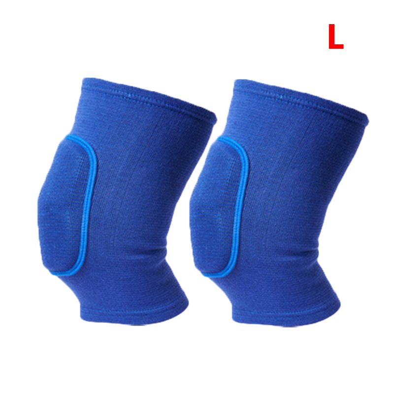 2pcs/pair Sports Compression Knee Pads Elastic Knee Protector Thickened Sponge Knee Brace Support for Dancing Workout Training