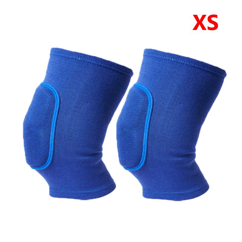 2pcs/pair Sports Compression Knee Pads Elastic Knee Protector Thickened Sponge Knee Brace Support for Dancing Workout Training