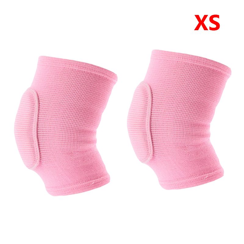 2pcs/pair Sports Compression Knee Pads Elastic Knee Protector Thickened Sponge Knee Brace Support for Dancing Workout Training