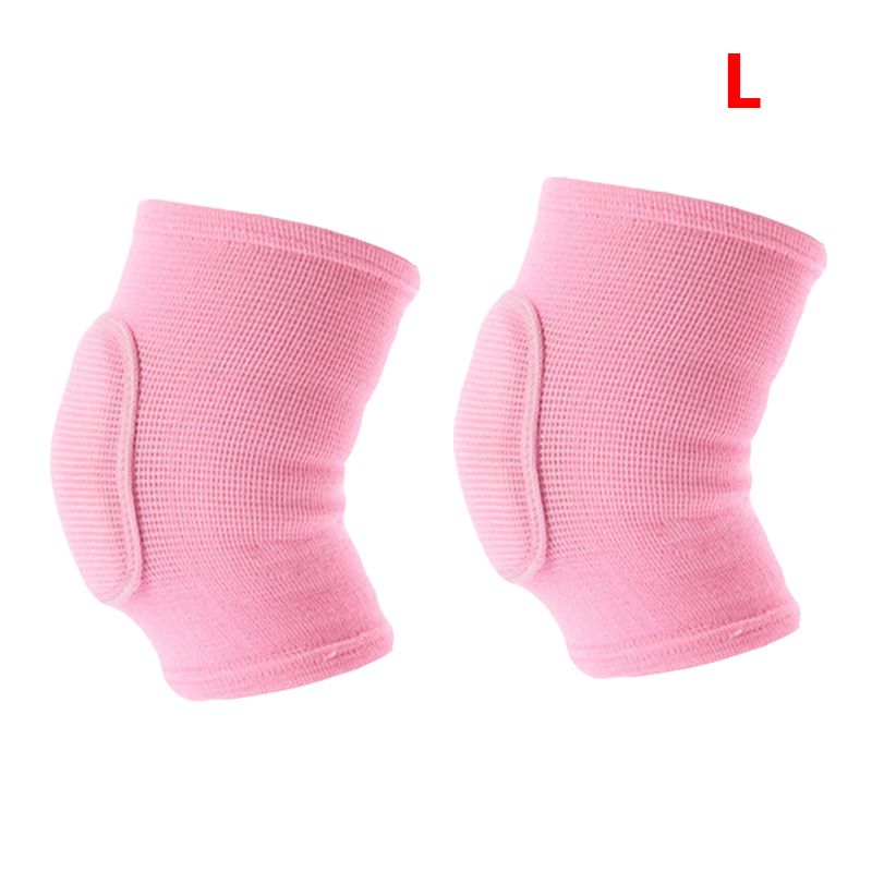 2pcs/pair Sports Compression Knee Pads Elastic Knee Protector Thickened Sponge Knee Brace Support for Dancing Workout Training