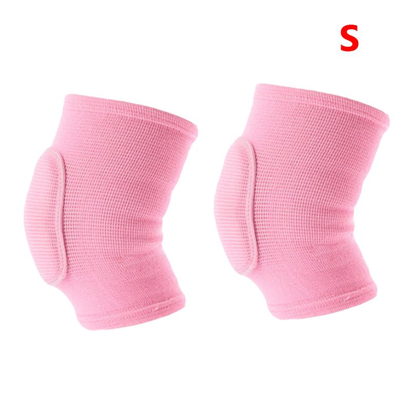 2pcs/pair Sports Compression Knee Pads Elastic Knee Protector Thickened Sponge Knee Brace Support for Dancing Workout Training