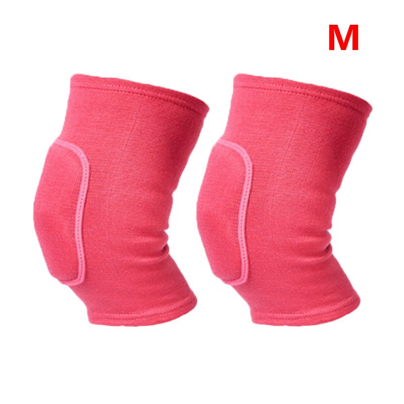 2pcs/pair Sports Compression Knee Pads Elastic Knee Protector Thickened Sponge Knee Brace Support for Dancing Workout Training