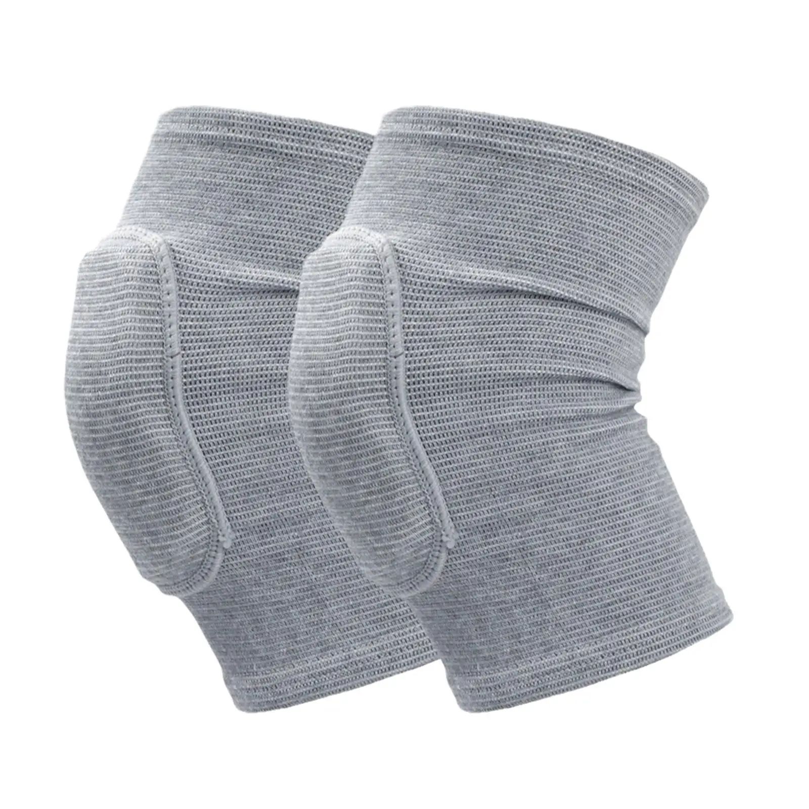 1Pair Sports Knee Pads Compression Brace Volleyball Basketball Knee Pad for Gym Training Knee Support Protector Soccer Shin Guards