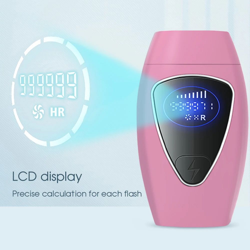 Body Bikinis 999,990 Flash IPL Pulsed Light Epilator 8 Levels Painless Permanent Laser Epilator For Women Hair Removal Safe and painless hair removal instrument