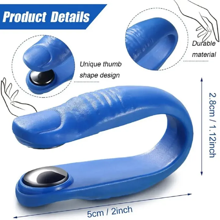 1pc Tiger Point Thumb Massage Clip Acupressure Point Massager Meridian Massage Clip