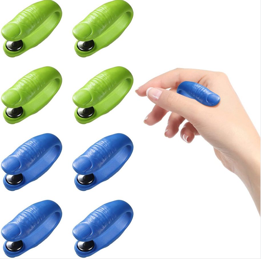 1pc Tiger Point Thumb Massage Clip Acupressure Point Massager Meridian Massage Clip