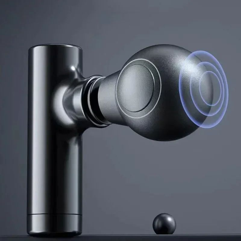 Mini Massage Gun LCD Screen1 Head 4 Modes Gun Muscle Massager Portable Electric Fascia Gun for Neck Foot Body Fascia Gun