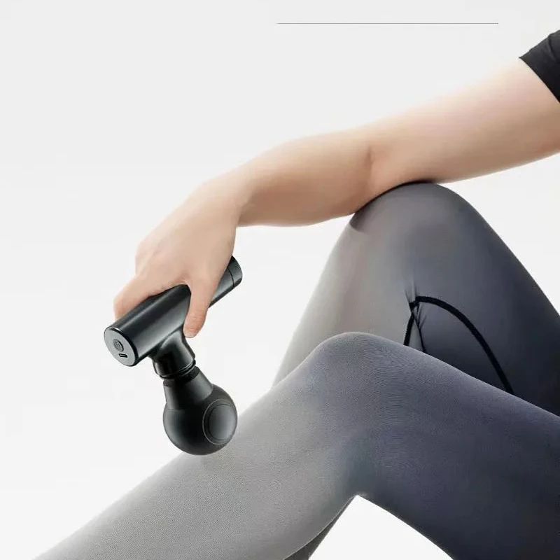 Mini Massage Gun LCD Screen1 Head 4 Modes Gun Muscle Massager Portable Electric Fascia Gun for Neck Foot Body Fascia Gun