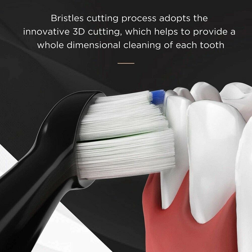 P11 Sonic Whitening Electric Toothbrush Rechargeable USB Charger Ultra Powerful Waterproof 4 Heads and 1 Travel Case Powered Toothbrushes & Accessories