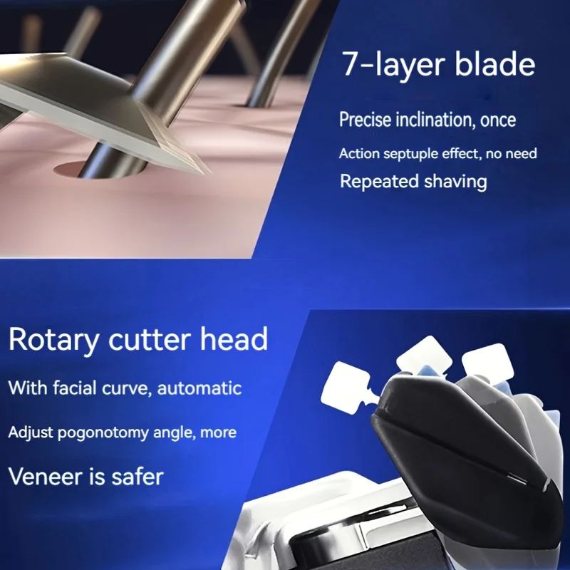 New 7-layer Blade Shaver For Men Manual 7 layers blade head universal holder factory price in stock deluxe gifts