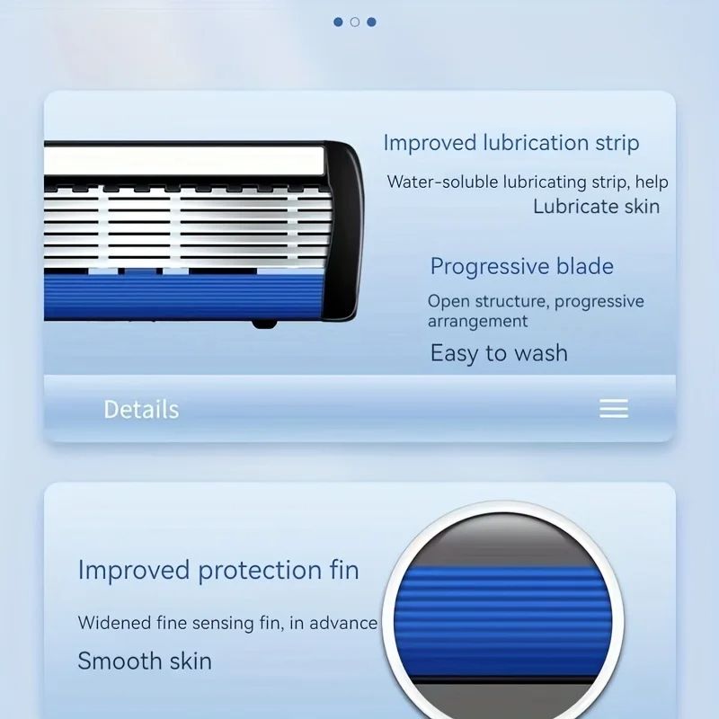 New 7-layer Blade Shaver For Men Manual 7 layers blade head universal holder factory price in stock deluxe gifts