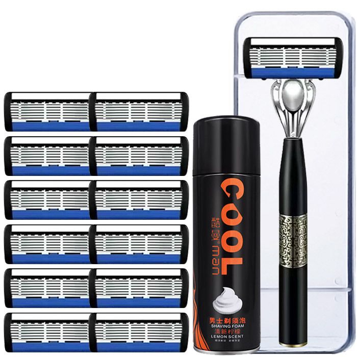 New 7-layer Blade Shaver For Men Manual 7 layers blade head universal holder factory price in stock deluxe gifts