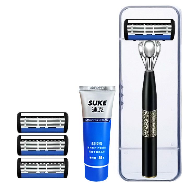 New 7-layer Blade Shaver For Men Manual 7 layers blade head universal holder factory price in stock deluxe gifts