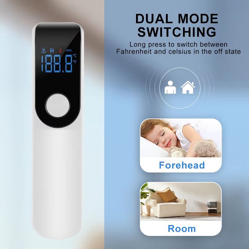 Digital Thermometer Forehead Fever Non-Contact Body Termometro Infrared LED Fever IR Adult Baby Household Health Monitors