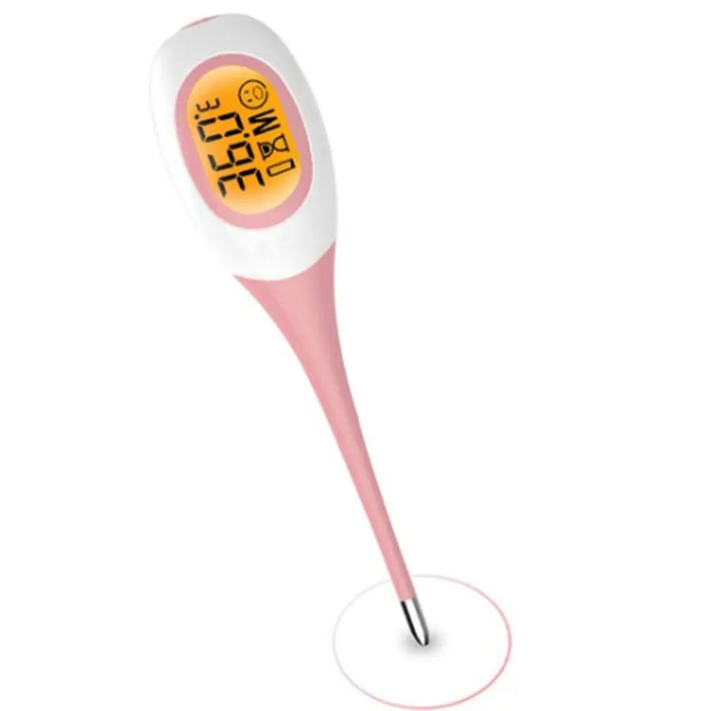 8 Seconds Backlit Fever Thermometer Medical Household Digital LCD Medical Fast Measure Kids Baby Child Adult Body Soft