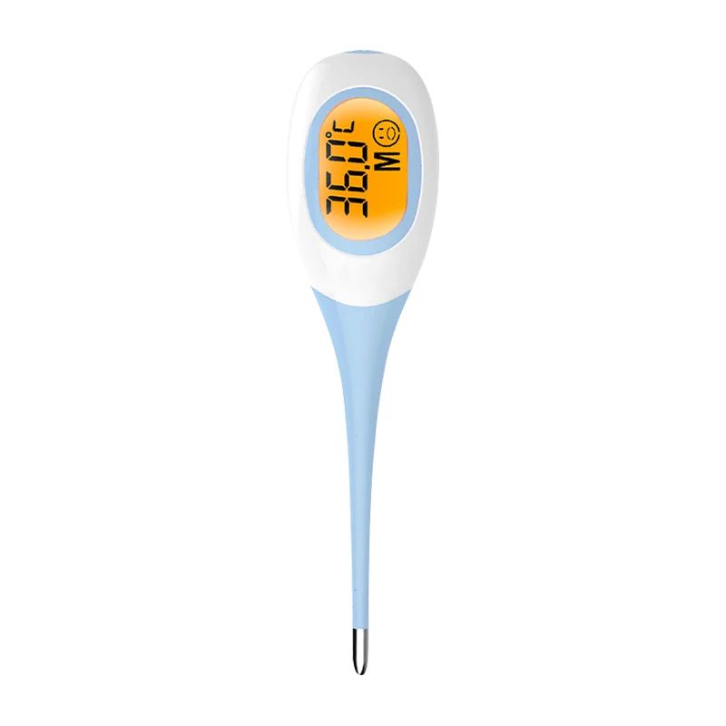8 Seconds Backlit Fever Thermometer Medical Household Digital LCD Medical Fast Measure Kids Baby Child Adult Body Soft