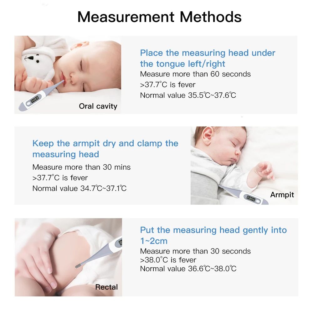 Medical Household Thermometer Baby Adult Medical Ear Thermometer Digital Thermometer Fever Thermometer Baby Thermometer