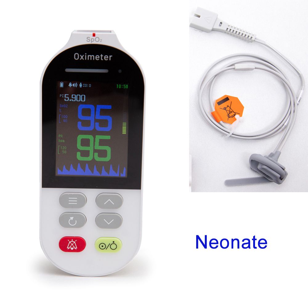 Portable Vital Signs Monitor SPO2 Handheld Vital Sign Monitor Equipment for Adult Child and Neonate Oximeter