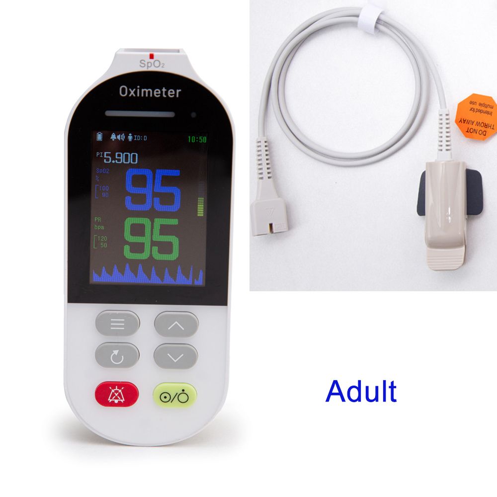 Portable Vital Signs Monitor SPO2 Handheld Vital Sign Monitor Equipment for Adult Child and Neonate Oximeter