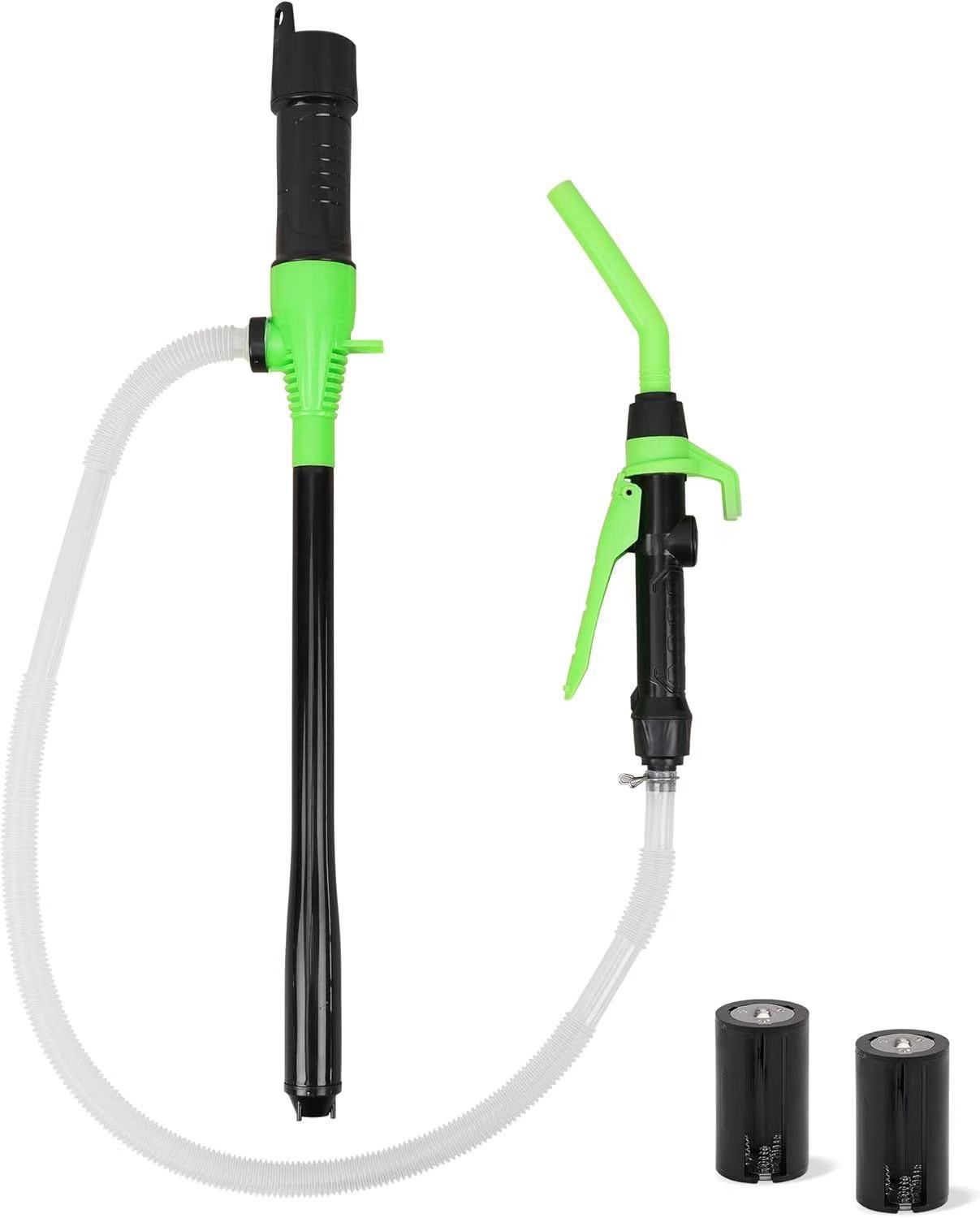 Portable Power Battery Fuel Pump, Battery Transfer Pumps Up To 2.5 Gallons,Water & Fuel Transfer Pump