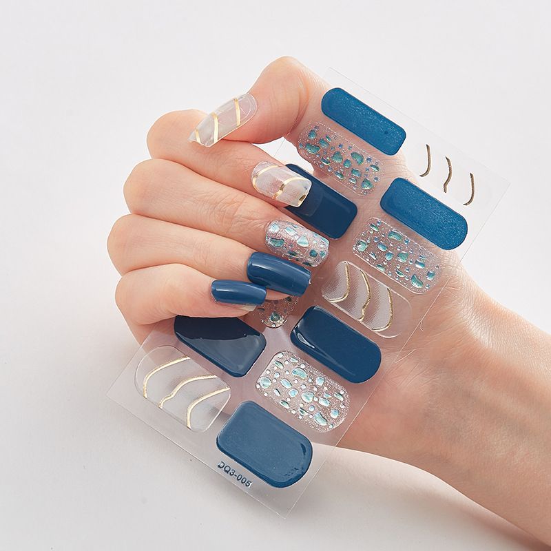 2pcs Vibrant Colors Nail Wraps Full Cover Nail Stickers for a Unique Nail Art Look Full Beauty High Quality Stickers For Nails Patterned Wholesale Supplise Nail Strips Art