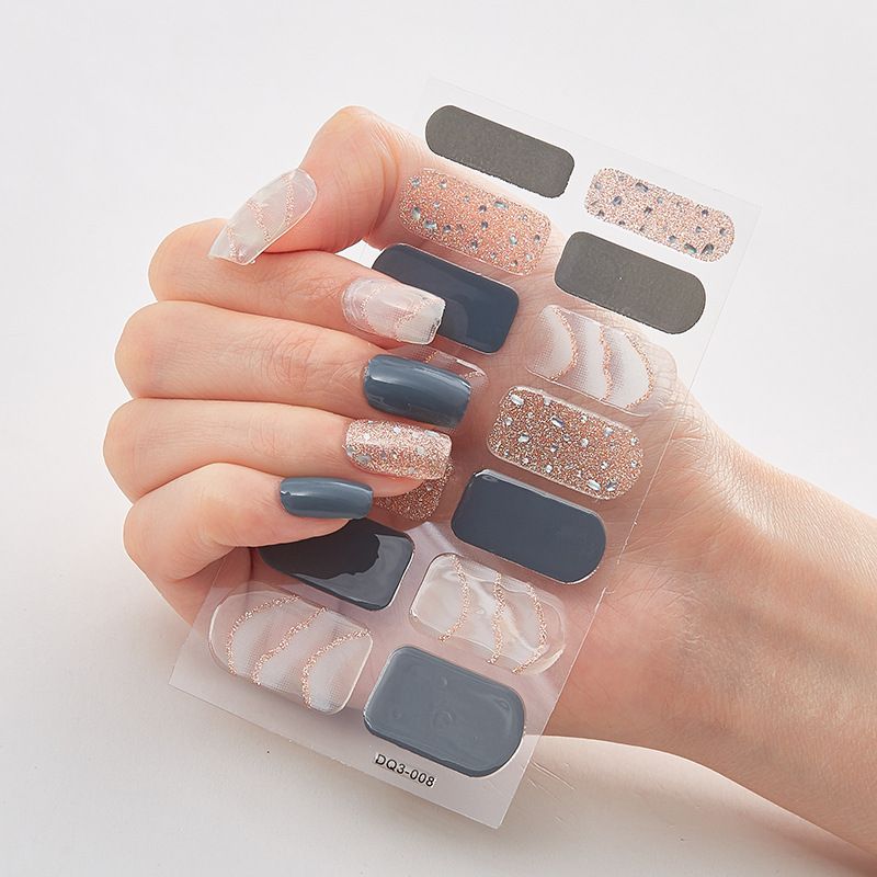 2pcs Vibrant Colors Nail Wraps Full Cover Nail Stickers for a Unique Nail Art Look Full Beauty High Quality Stickers For Nails Patterned Wholesale Supplise Nail Strips Art