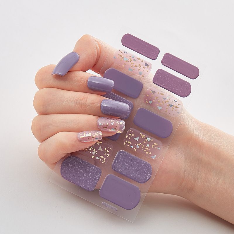 2pcs Vibrant Colors Nail Wraps Full Cover Nail Stickers for a Unique Nail Art Look Full Beauty High Quality Stickers For Nails Patterned Wholesale Supplise Nail Strips Art