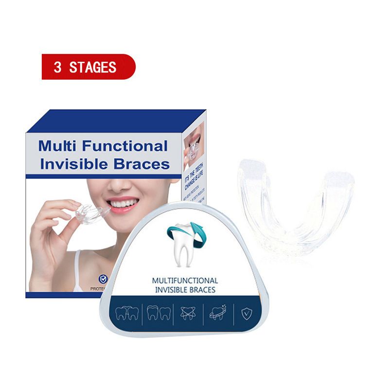 Dental Accessories 3 Stages Dental Braces Teeth Trainer Alignment Mouthpiece Tooth Orthodontic Brace Straightener For Adults