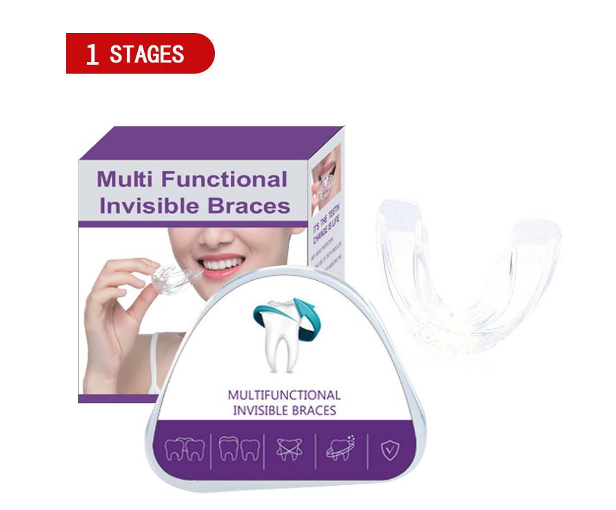Dental Accessories 3 Stages Dental Braces Teeth Trainer Alignment Mouthpiece Tooth Orthodontic Brace Straightener For Adults