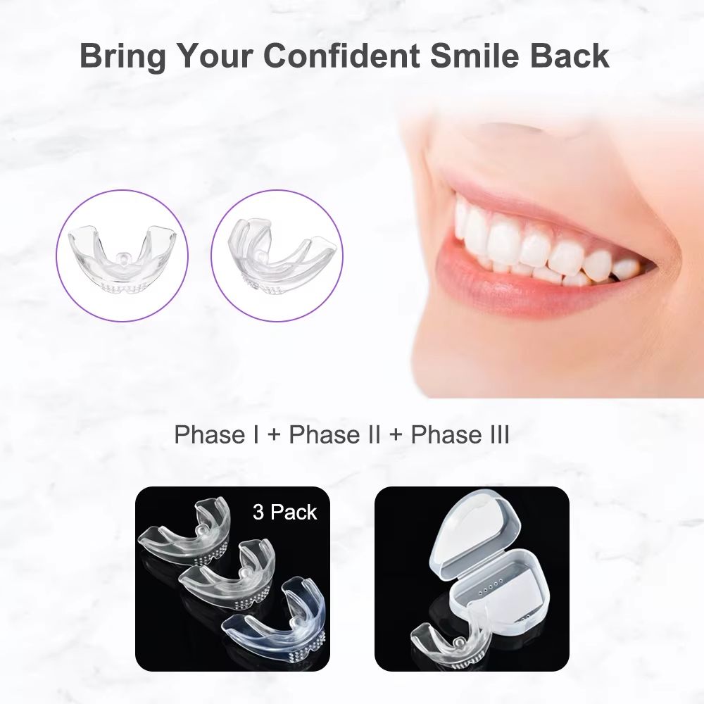 Dental Accessories 3 Stages Dental Braces Teeth Trainer Alignment Mouthpiece Tooth Orthodontic Brace Straightener For Adults