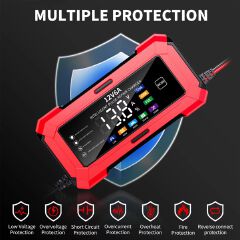 12V Car Battery Charger Fully Automatic Pulse Repair Charger Maintainer for Lifepo4 AGM Lead-Acid Lithium Battery in Stock