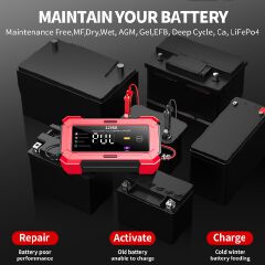 Car Battery Charger 12v Automobile Trickle Battery Charger Auto Shut/Off Automotive Maintainer for Truck Vehicle RV Maintenance