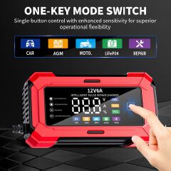 Car Battery Charger 12v Automobile Trickle Battery Charger Auto Shut/Off Automotive Maintainer for Truck Vehicle RV Maintenance