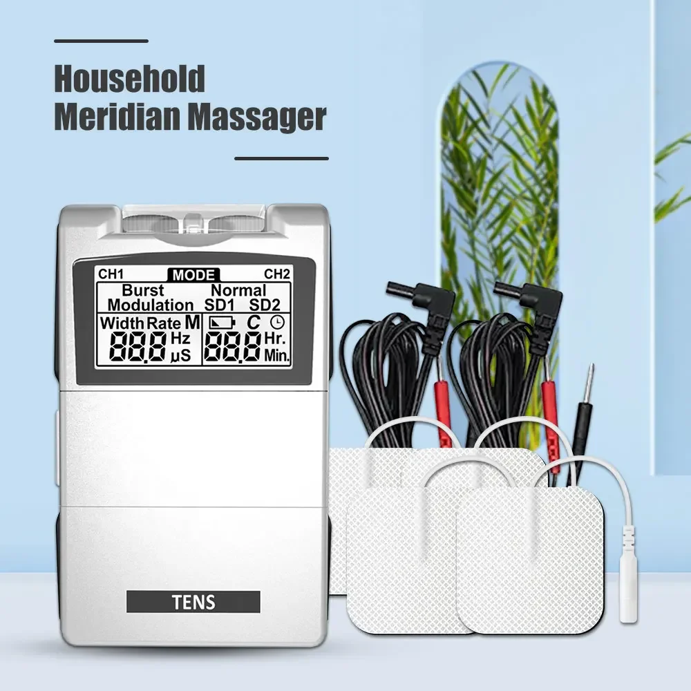 EMS TENS Unit Machine EMS Electric Muscle Therapy Stimulator Physiotherapy Pulse Electric Massage Device Back Body Neck Massager