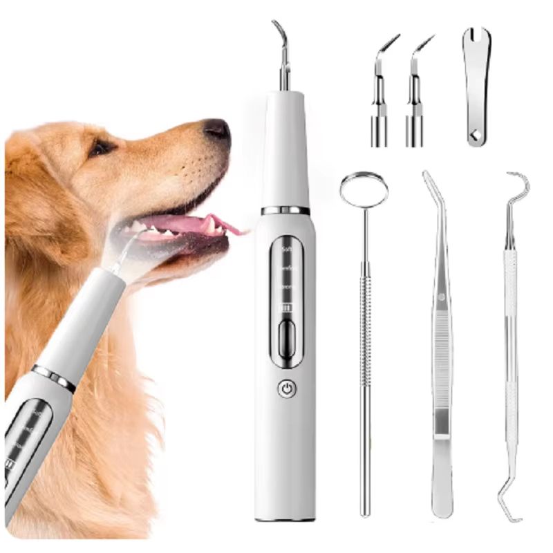 Ultrasonic Dental Cleaner for Pets Dental Calculus Remover for Dog Oral Cleaning Tools for Cats and Dogs To Remove Tooth Stains
