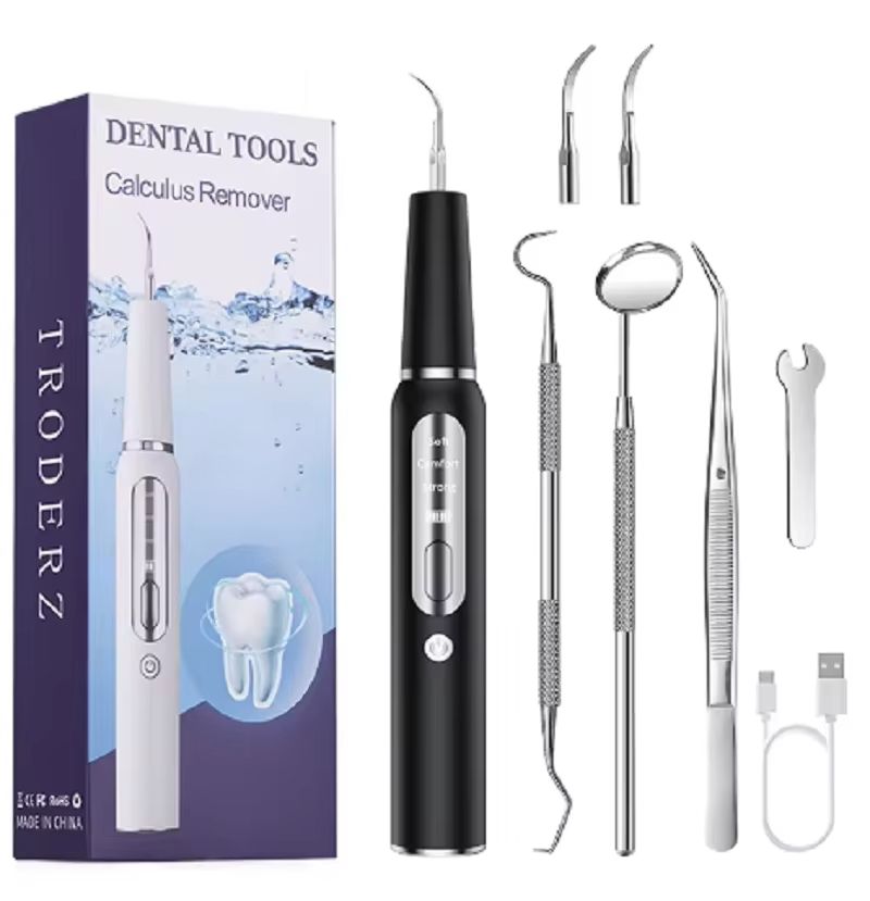 Ultrasonic Dental Cleaner for Pets Dental Calculus Remover for Dog Oral Cleaning Tools for Cats and Dogs To Remove Tooth Stains