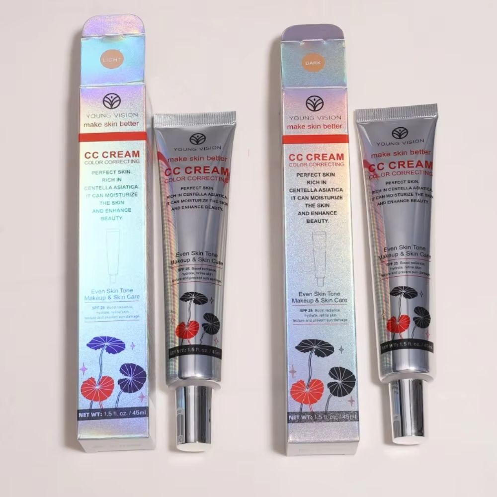 Brightening CC Cream Centella Asiatica Repair BB Cream Lasting Natural Whitening Concealer Makeup Primer Color Correcting Cream