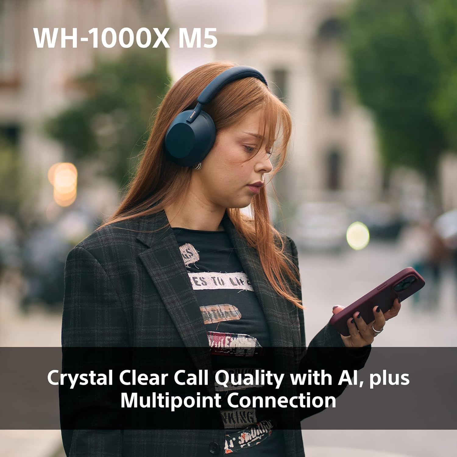 Sony WH-1000XM5 The Best Wireless Noise Canceling Headphones, Black,Pink and Silver